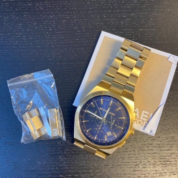 Michael Kors Men's Brooks Chronograph Gold Tone Watch - Picture 2 of 4